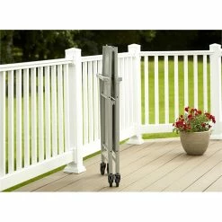 Outlet 🎁 Cosco SMARTFOLD Folding Serving Bar Cart In Silver 🤩 -Guest Chairs Sales 1395379 21 L