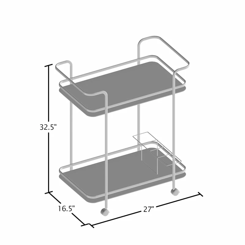 New π― Furniture Of America Anneliese Contemporary Metal Bar Cart In Gold Champagne βοΈ 5 New π― Furniture Of America Anneliese Contemporary Metal Bar Cart In Gold Champagne βοΈ - Image 5