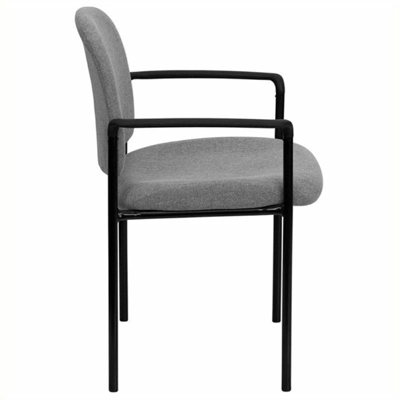 Best Sale ๐ Scranton & Co Stackable Side Guest Chair With Arms In Gray ๐คฉ 3 Best Sale ๐ Scranton & Co Stackable Side Guest Chair With Arms In Gray ๐คฉ - Image 3