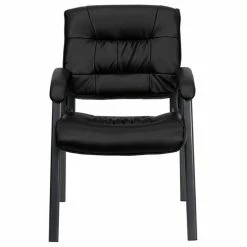 Guest Chairs Sales 11 Cheap β Scranton & Co Leather Guest Chair With Titanium Frame In Black π₯°