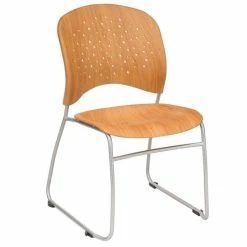 Top 10 👏 Safco Reve Round Back Stacking Guest Chair In Natural (Set Of 2) 🥰