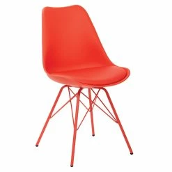 Cheapest 🔥 Office Star Emerson Red Side Chair With 4 Leg Base By OSP Home Furnishings 👏