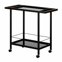 Best reviews of 🔔 South Shore City Life Metal Bar Cart In Black ⭐