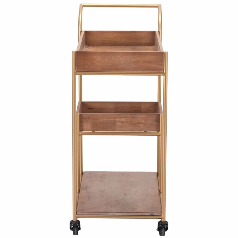 Best deal ๐ ZUO Modern Steel Metal And Rubber Wood Bar Cart With Tray In Brown ๐ 5 Best deal ๐ ZUO Modern Steel Metal And Rubber Wood Bar Cart With Tray In Brown ๐ - Image 5