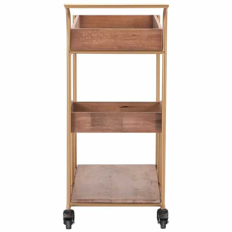 Best deal ๐ ZUO Modern Steel Metal And Rubber Wood Bar Cart With Tray In Brown ๐ 6 Best deal ๐ ZUO Modern Steel Metal And Rubber Wood Bar Cart With Tray In Brown ๐ - Image 6