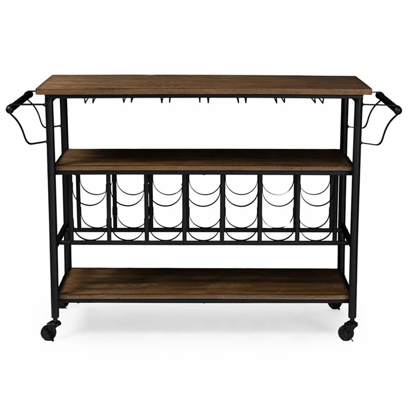 Top 10 β Baxton Studio Bradford Bar Cart In Antique Black And Brown π₯° 3 Top 10 β Baxton Studio Bradford Bar Cart In Antique Black And Brown π₯° - Image 3