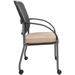 Promo ✔️ Office Star ProGrid Back Visitors Chair In Tracery Khaki Beige Fabric 🥰 -Guest Chairs Sales 1767903 2 L