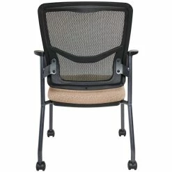 Promo ✔️ Office Star ProGrid Back Visitors Chair In Tracery Khaki Beige Fabric 🥰 -Guest Chairs Sales 1767903 4 L