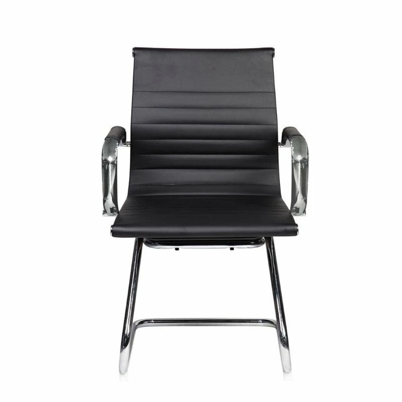 Promo ๐ฏ Scranton & Co Modern Visitor Chrome Chair In Black ๐ 4 Promo ๐ฏ Scranton & Co Modern Visitor Chrome Chair In Black ๐ - Image 4