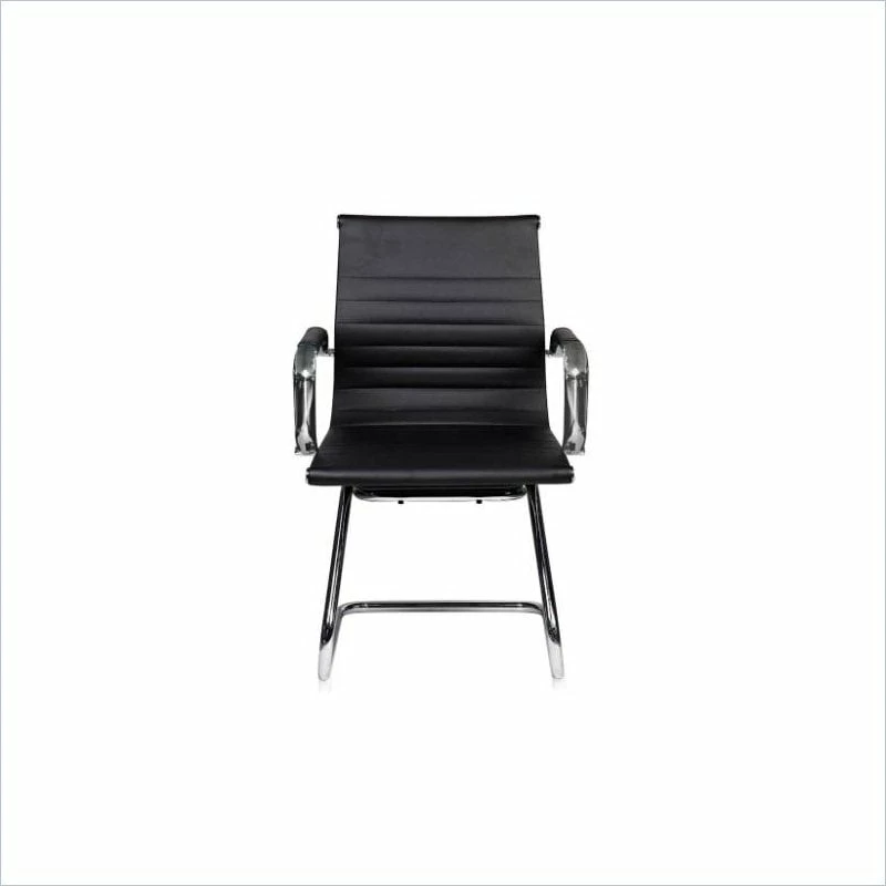 Promo ๐ฏ Scranton & Co Modern Visitor Chrome Chair In Black ๐ 5 Promo ๐ฏ Scranton & Co Modern Visitor Chrome Chair In Black ๐ - Image 5