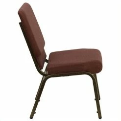 Brand new π Bowery Hill Church Stacking Guest Chair In Brown And Gold π 6 Brand new π Bowery Hill Church Stacking Guest Chair In Brown And Gold π -Guest Chairs Sales 1816562 2 L