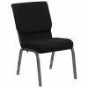 Cheap 🥰 Bowery Hill Church Stacking Guest Chair In Black ✔️