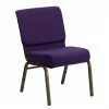 Coupon 🥰 Bowery Hill Church Stacking Chair In Royal Purple ⌛