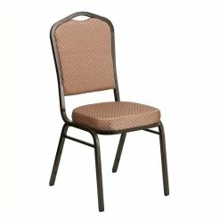 Coupon 👍 Bowery Hill Banquet Stacking Chair In Gold 🤩