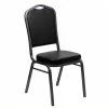 Promo 🤩 Bowery Hill Banquet Stacking Chair In Black 🔔