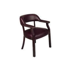 Best reviews of 🔔 Scranton & Co Traditional Guest Chair In Oxblood 🤩