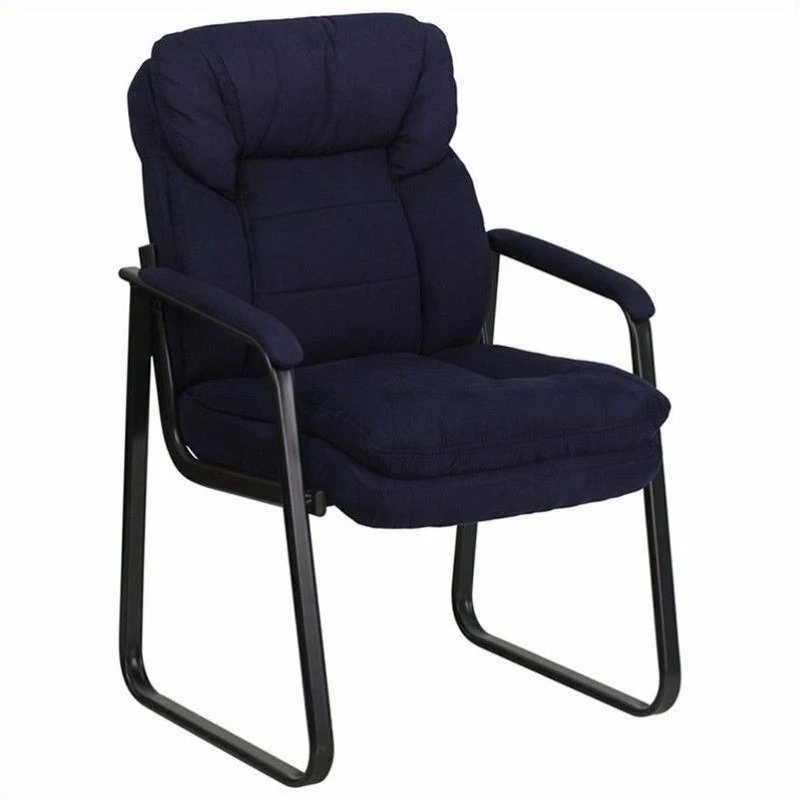 Flash Sale ๐งจ Scranton & Co Executive Side Guest Chair With Sled Base In Navy โจ 1 Flash Sale ๐งจ Scranton & Co Executive Side Guest Chair With Sled Base In Navy โจ
