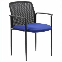 Best Pirce 🛒 Scranton & Co Stackable Mesh Guest Chair In Blue 🔥