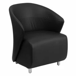 Top 10 😉 Scranton & Co Leather Reception Chair In Black 😉
