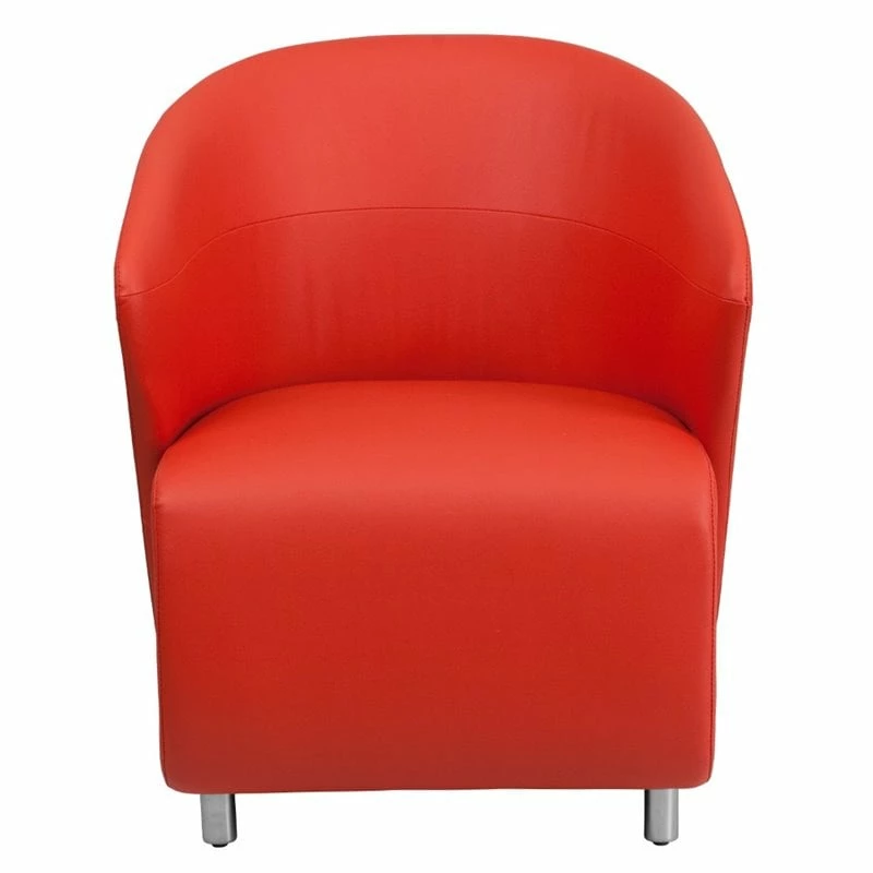 Buy ๐คฉ Scranton & Co Leather Reception Chair In Red ๐ 4 Buy ๐คฉ Scranton & Co Leather Reception Chair In Red ๐ - Image 4