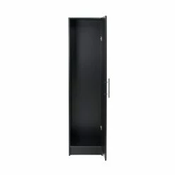 Outlet 🤩 Prepac Elite 16" Narrow Cabinet In Black 👏 -Guest Chairs Sales 1829756 3 L