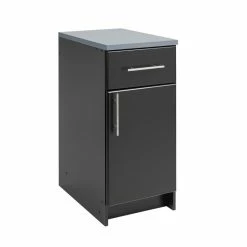 Best Sale 🛒 Prepac Elite 16" Base Cabinet In Black ✔️