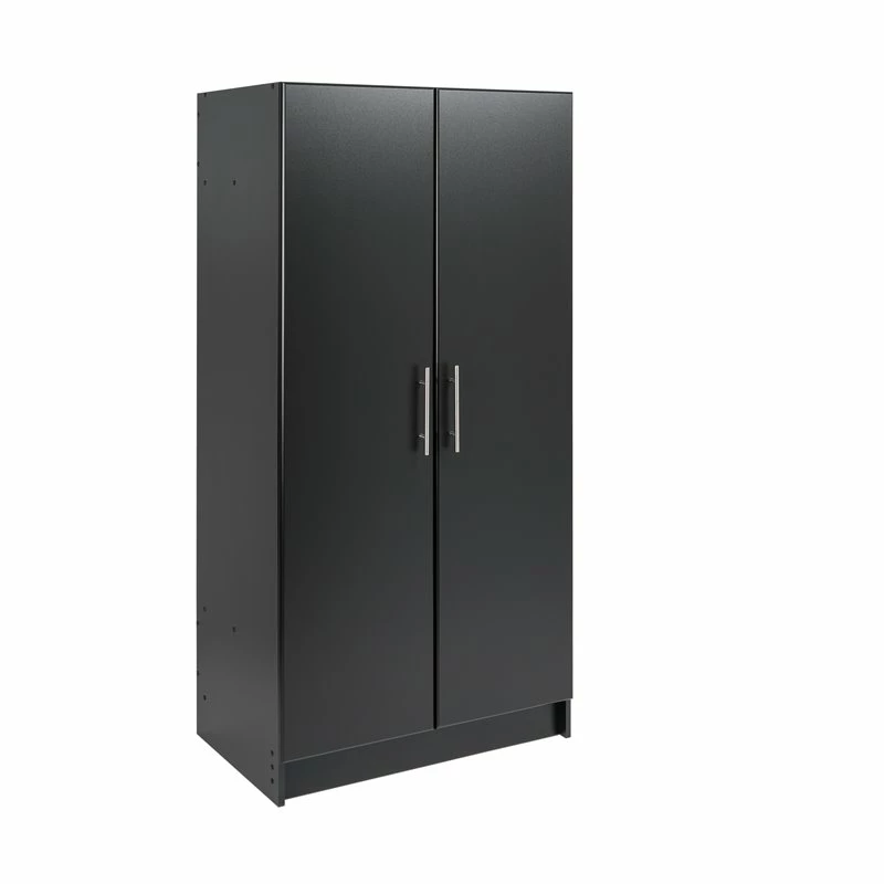 Cheapest ๐ Prepac Elite 32" Wardrobe Cabinet In Black ๐ 1 Cheapest ๐ Prepac Elite 32" Wardrobe Cabinet In Black ๐