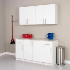 Buy 🔔 Prepac Elite 32" Wall Cabinet In White 🎁 -Guest Chairs Sales 1829765 5 L
