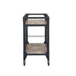 Discount ✨ ACME Furniture Jorgensen Serving Cart In Black 🎁 -Guest Chairs Sales 1831293 2 L