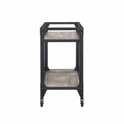 Discount ✨ ACME Furniture Jorgensen Serving Cart In Black 🎁 -Guest Chairs Sales 1831293 3 L