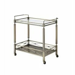 Best reviews of 🤩 ACME Furniture Matiesen Serving Cart In Antique Brass ❤️