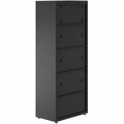 Wholesale 😍 Manhattan Comfort Fortress Metal 2 Door Garage Cabinet In Gray 🌟 -Guest Chairs Sales 1840155 14 L