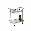 Cheap 😀 Bowery Hill Glass Bar Cart In Champagne 🥰