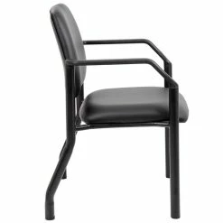 Promo 🔥 Boss Office Products Boss Office Big And Tall Faux Leather Guest Chair In Black 🧨 -Guest Chairs Sales 1878496 3 L