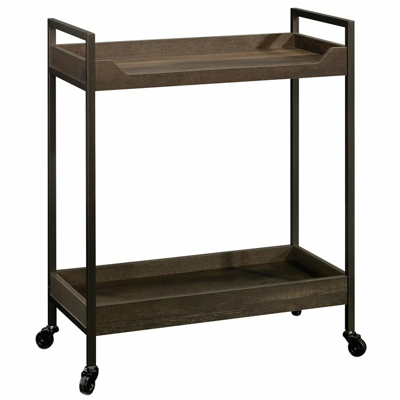 Brand new π Sauder North Avenue Serving Cart In Smoked Oak 𧨠1 Brand new π Sauder North Avenue Serving Cart In Smoked Oak π§¨