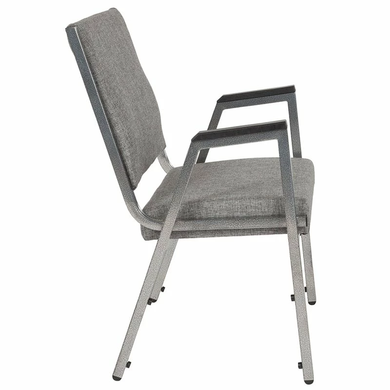 Buy โ Flash Furniture Hercules Bariatric Reception Arm Chair In Gray And Silver ๐ 3 Buy โ Flash Furniture Hercules Bariatric Reception Arm Chair In Gray And Silver ๐ - Image 3