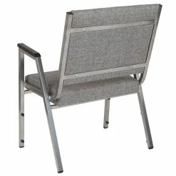 Buy โ Flash Furniture Hercules Bariatric Reception Arm Chair In Gray And Silver ๐ 7 Buy โ Flash Furniture Hercules Bariatric Reception Arm Chair In Gray And Silver ๐ -Guest Chairs Sales 1901051 3 L
