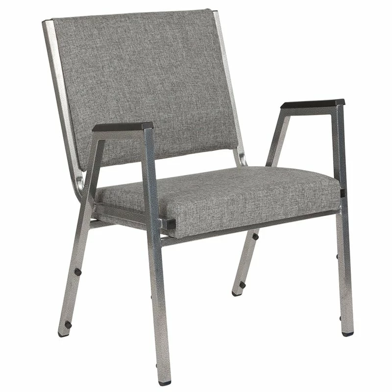 Buy โ Flash Furniture Hercules Bariatric Reception Arm Chair In Gray And Silver ๐ 1 Buy โ Flash Furniture Hercules Bariatric Reception Arm Chair In Gray And Silver ๐