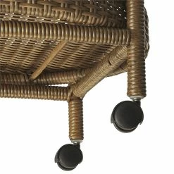 Deals 🤩 Butler Specialty Company Butler Specialty Wicker Serving Cart In Brown 👏 -Guest Chairs Sales 1902654 3 L
