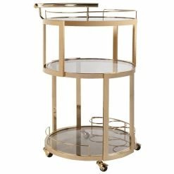 Buy β Safavieh Rio 3 Tier Glass Bar Cart In Gold π