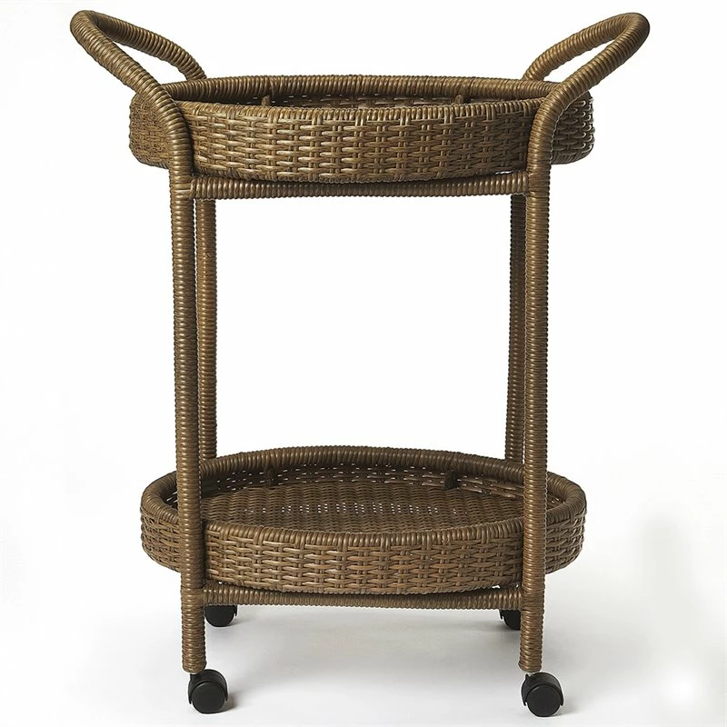 Top 10 π Beaumont Lane Rattan Serving Cart In Brown 𧨠2 Top 10 π Beaumont Lane Rattan Serving Cart In Brown 𧨠- Image 2