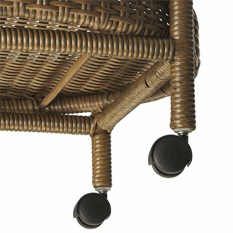Top 10 π Beaumont Lane Rattan Serving Cart In Brown 𧨠4 Top 10 π Beaumont Lane Rattan Serving Cart In Brown 𧨠- Image 4
