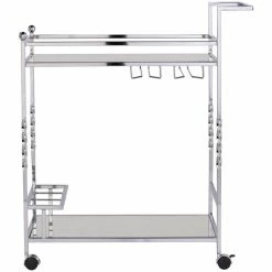 Top 10 ❤️ Southern Enterprises SEI Furniture Ivers Mirrored Metal Bar Cart In Chrome ✨ 14 Top 10 ❤️ Southern Enterprises SEI Furniture Ivers Mirrored Metal Bar Cart In Chrome ✨ -Guest Chairs Sales 1941491 11 L