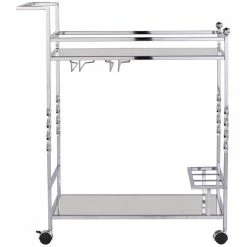 Top 10 ❤️ Southern Enterprises SEI Furniture Ivers Mirrored Metal Bar Cart In Chrome ✨ 15 Top 10 ❤️ Southern Enterprises SEI Furniture Ivers Mirrored Metal Bar Cart In Chrome ✨ -Guest Chairs Sales 1941491 12 L