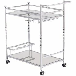 Top 10 ❤️ Southern Enterprises SEI Furniture Ivers Mirrored Metal Bar Cart In Chrome ✨ 16 Top 10 ❤️ Southern Enterprises SEI Furniture Ivers Mirrored Metal Bar Cart In Chrome ✨ -Guest Chairs Sales 1941491 13 L