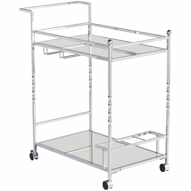 Top 10 ❤️ Southern Enterprises SEI Furniture Ivers Mirrored Metal Bar Cart In Chrome ✨ 1 Top 10 ❤️ Southern Enterprises SEI Furniture Ivers Mirrored Metal Bar Cart In Chrome ✨