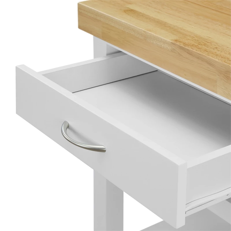 Deals π Truly Home ClickDecor Denver Kitchen Cart White π 14 Deals π Truly Home ClickDecor Denver Kitchen Cart White π - Image 14