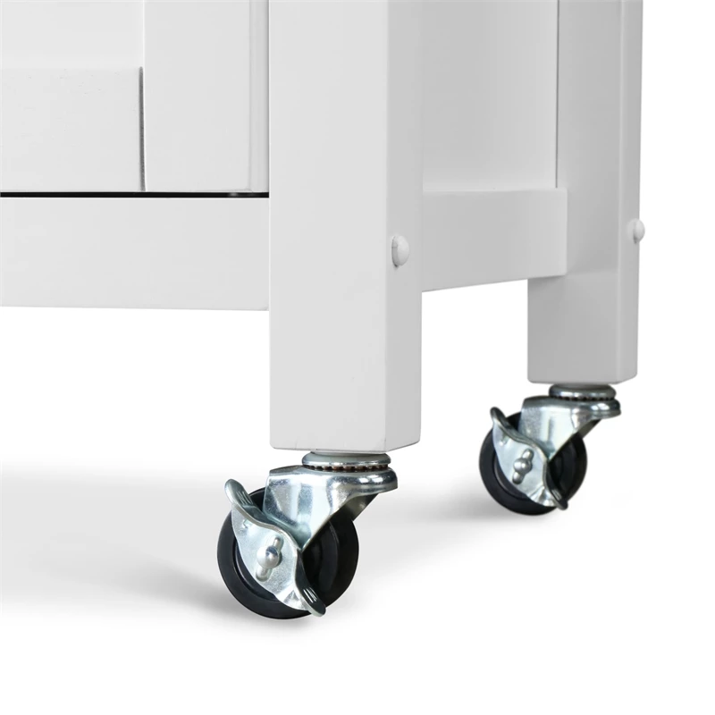 Deals π Truly Home ClickDecor Denver Kitchen Cart White π 6 Deals π Truly Home ClickDecor Denver Kitchen Cart White π - Image 6