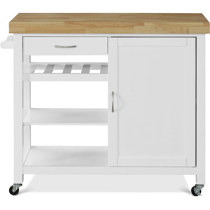 Deals π Truly Home ClickDecor Denver Kitchen Cart White π 7 Deals π Truly Home ClickDecor Denver Kitchen Cart White π - Image 7