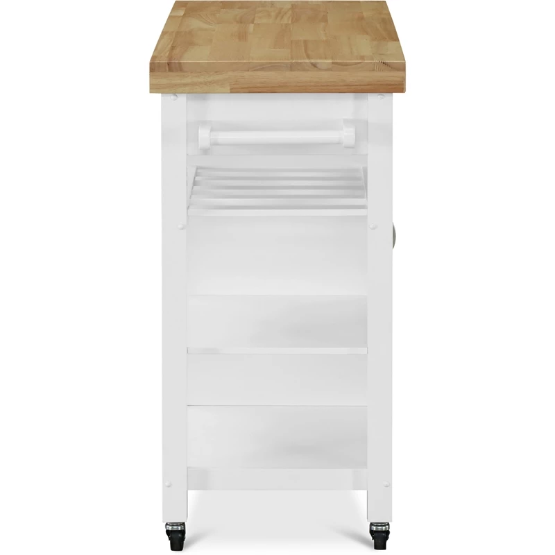 Deals π Truly Home ClickDecor Denver Kitchen Cart White π 9 Deals π Truly Home ClickDecor Denver Kitchen Cart White π - Image 9